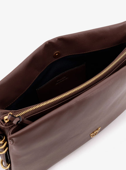 Pinko Triplet Leather Shoulder Bag