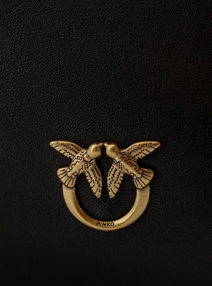 Pinko Triplet Leather Shoulder Bag