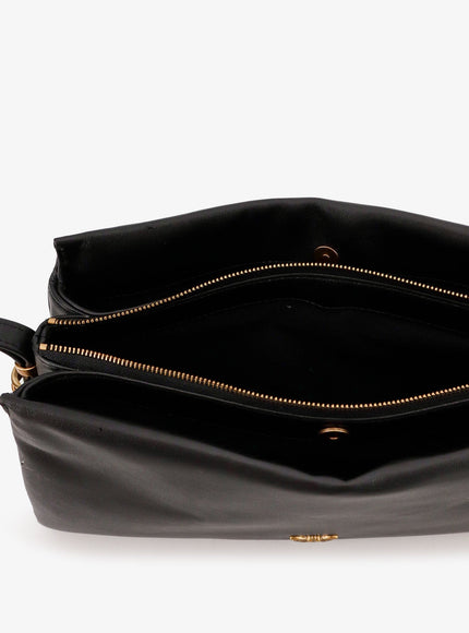 Pinko Triplet Leather Shoulder Bag