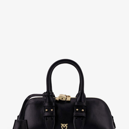 Pinko Bowling Escape Bag Leather Handbag Uni Marrone