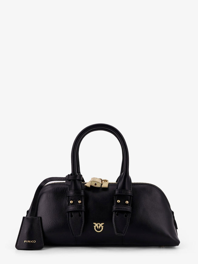 Pinko Bowling Escape Bag Leather Handbag Uni Marrone