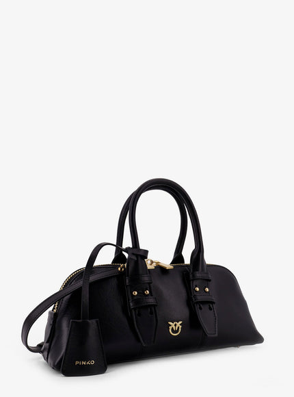 Pinko Bowling Escape Bag Leather Handbag