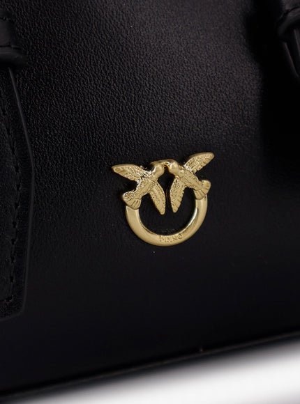 Pinko Bowling Escape Bag Leather Handbag