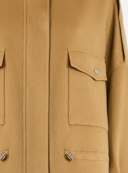 Pinko Crostino Caban Cloth Peacoat