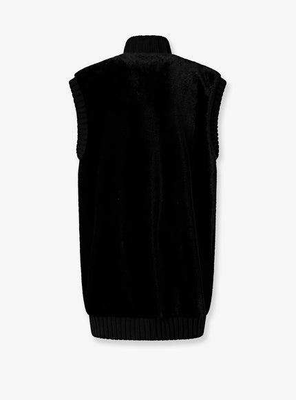 Pinko Genovese Long Faux Fur Vest