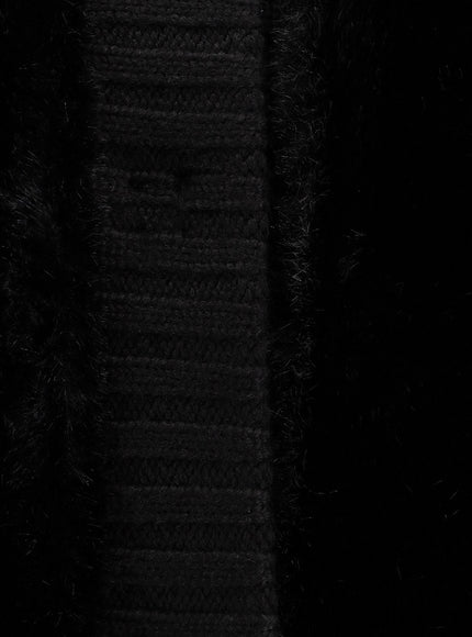 Pinko Genovese Long Faux Fur Vest