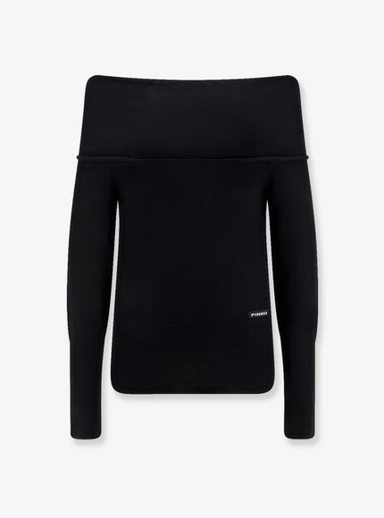 Pinko Lampedusa Wool Sweater Nero
