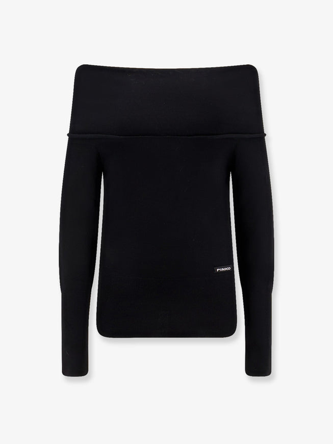 Pinko Lampedusa Wool Sweater Nero