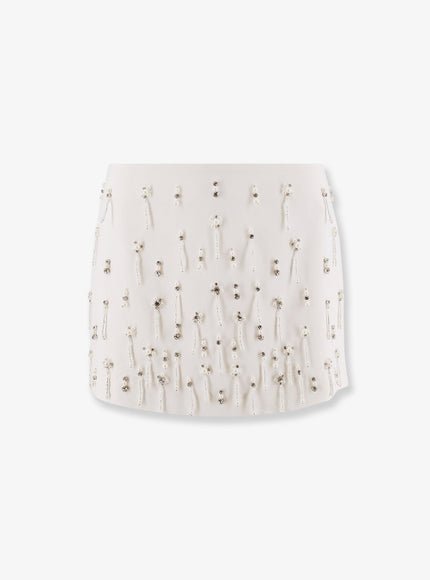 Pinko Memory Mini Skirt Bianco