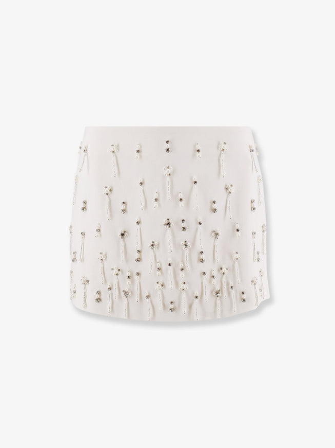 Pinko Memory Mini Skirt Bianco