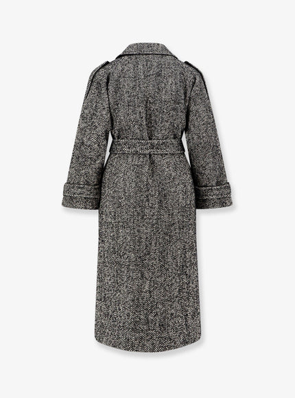 Pinko Carrube Chevron Cloth Coat