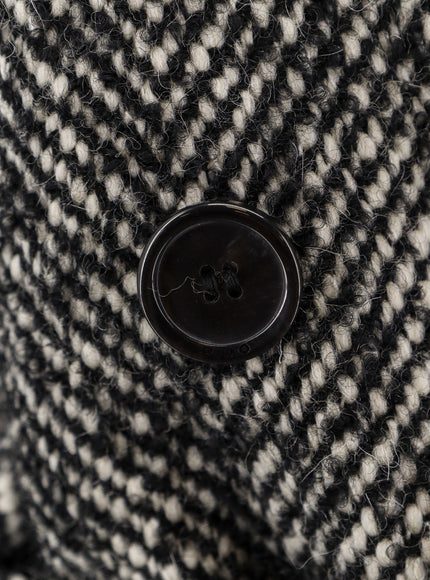 Pinko Carrube Chevron Cloth Coat