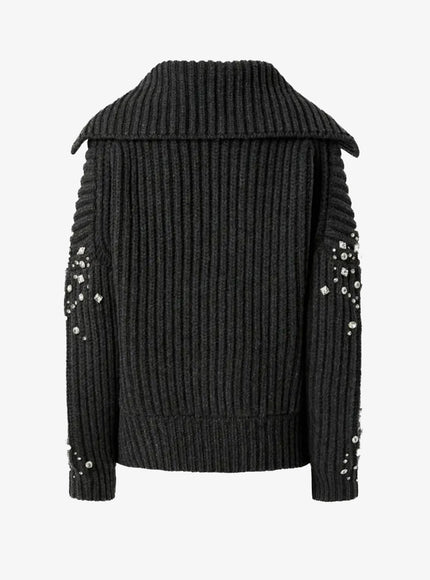 Pinko New Gavi Cardigan Wool Blend Jacket