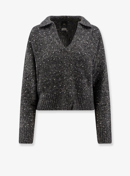 Pinko Nibani Wool Blend Sweater Grigio