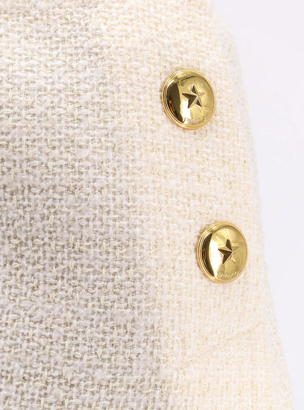 Pinko Tweed Miniskirt