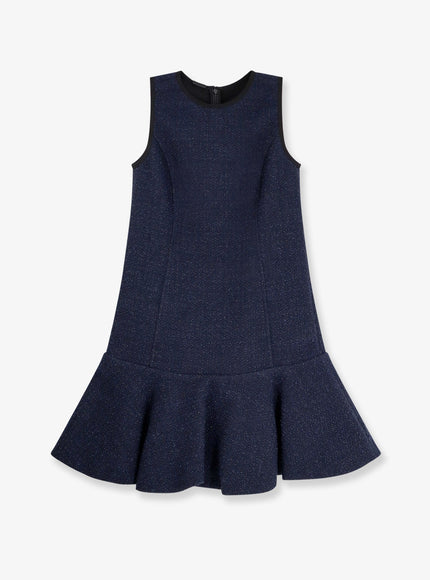 Pinko Arrosto Tweed Short Dress Blu