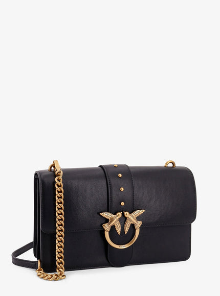 Pinko Love One Leather Shoulder Bag