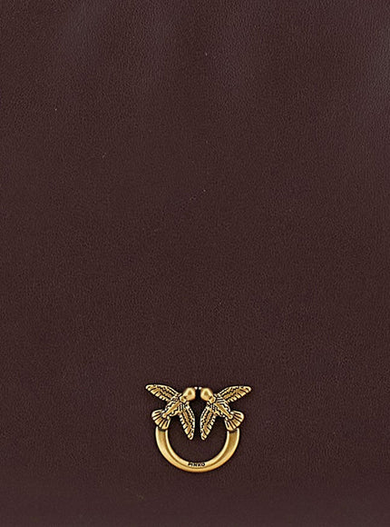 Pinko Triplet Mini Leather Crossbody Bag