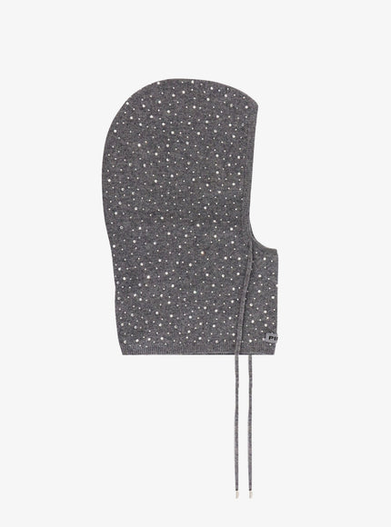 Pinko Wool Balaclava Uni Grigio