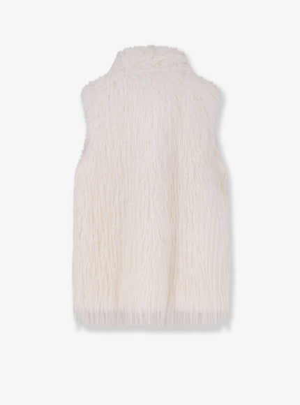Pinko Neva Faux Fur Sleeveless Jacket