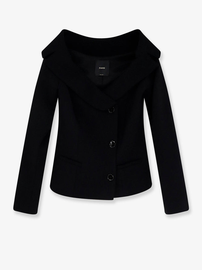 Pinko Antonina Fitted Blazer Nero