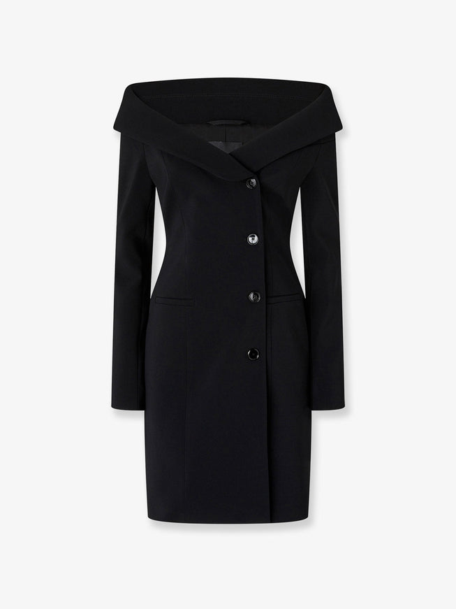 Pinko Rosemarie Stretch Crepe Dress Nero