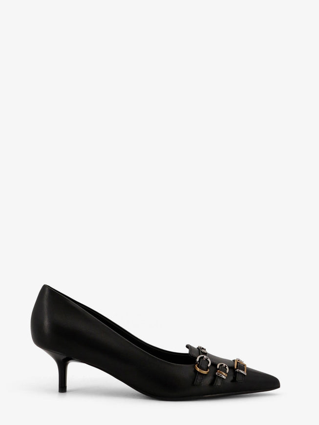 Pinko Gloria 12 Leather Pumps Nero