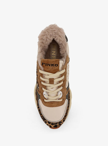 Pinko Zoe 01 Leather Low-Top Sneakers