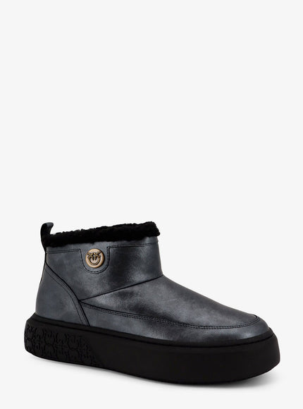 Pinko Yoko 22 Leather Ankle Boots