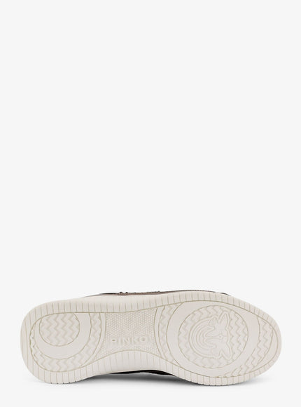 Pinko Reby 10 Mirror Fabric Sneakers With Sequins