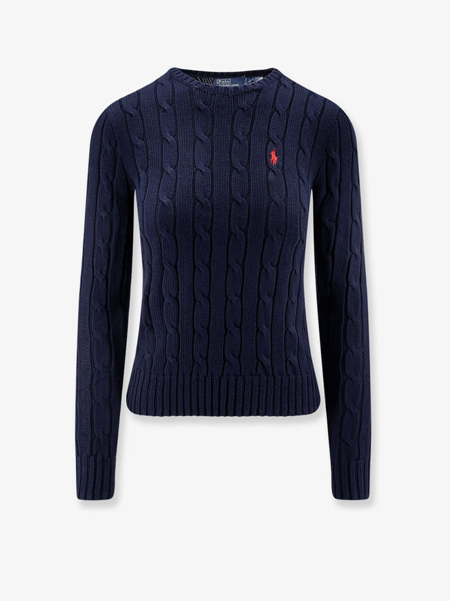Polo Ralph Lauren Cable Knit Cotton Sweater Hunter Navy