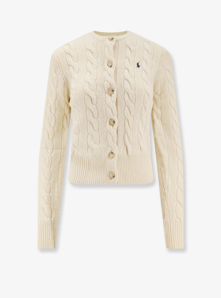 Polo Ralph Lauren Wool And Cashmere Cardigan Authentic Cream