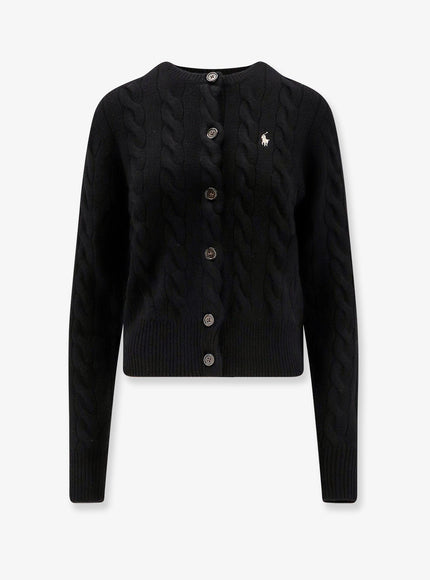 Polo Ralph Lauren Wool And Cashmere Cardigan Polo Black
