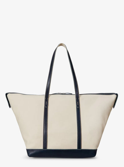 Polo Ralph Lauren Canvas Travel Bag With Leather Profiles