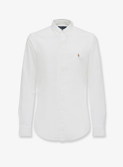 Polo Ralph Lauren Slim Fit Cotton Shirt Bsrwhite