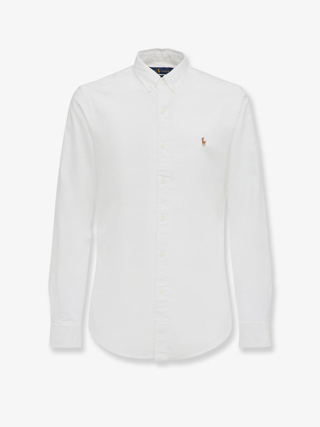 Polo Ralph Lauren Slim Fit Cotton Shirt Bsrwhite