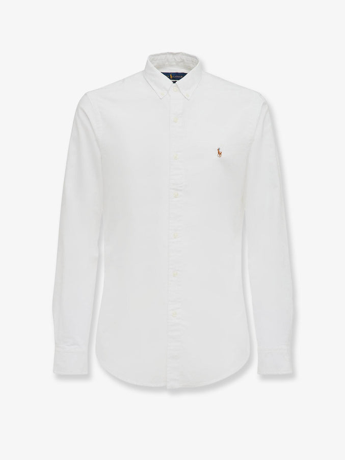 Polo Ralph Lauren Slim Fit Cotton Shirt Bsrwhite