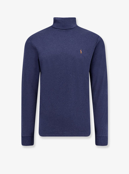 Polo Ralph Lauren Cotton Turtleneck Spring Navy Heather