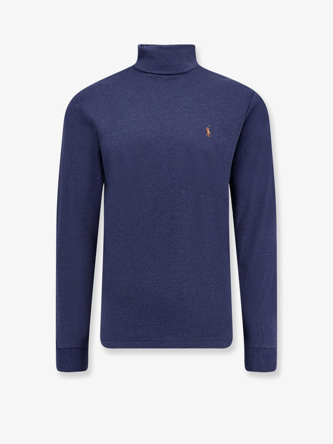 Polo Ralph Lauren Cotton Turtleneck Spring Navy Heather