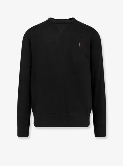Polo Ralph Lauren Cotton Blend Sweatshirt With Logo Polo Black
