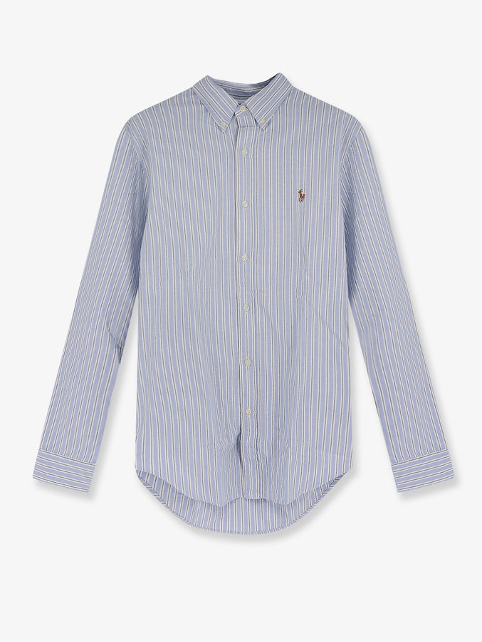 Polo Ralph Lauren Slim Fit Cotton Shirt Bluewhite