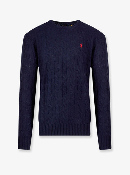 Polo Ralph Lauren Wool And Cashmere Blend Sweater Hunter Navy