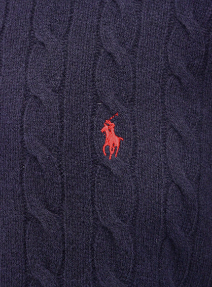 Polo Ralph Lauren Wool And Cashmere Sweater With Frontal Logo