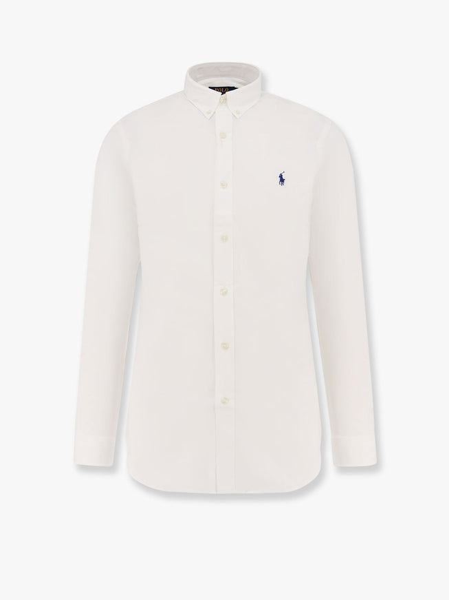 Polo Ralph Lauren Striped Stretch Cotton Shirt White
