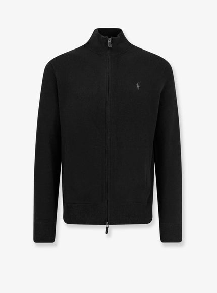 Polo Ralph Lauren Wool Cardigan Polo Black