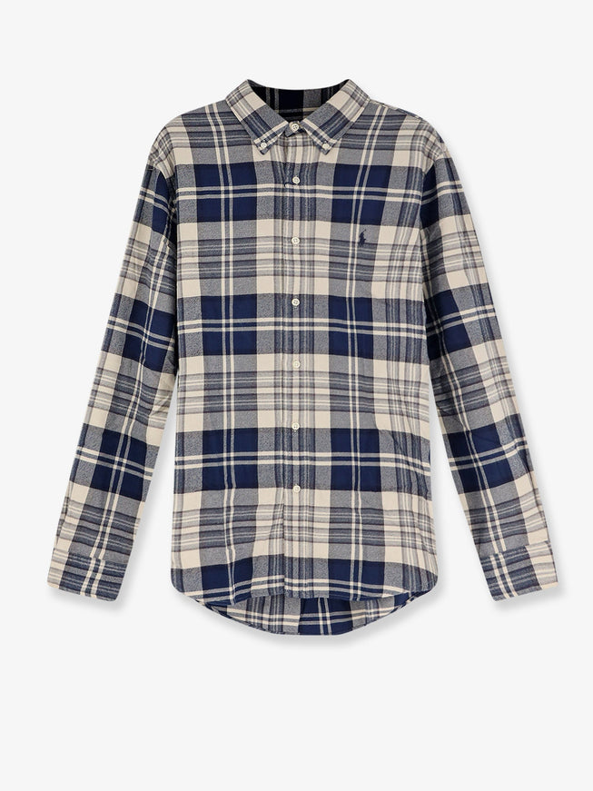 Polo Ralph Lauren Classic Fit Flannel Cotton Shirt Black
