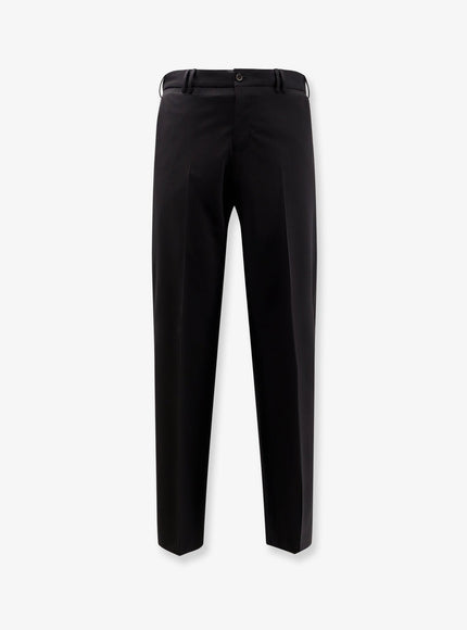 Pt Torino Michael Reworked Stretch Wool Trousers Nero