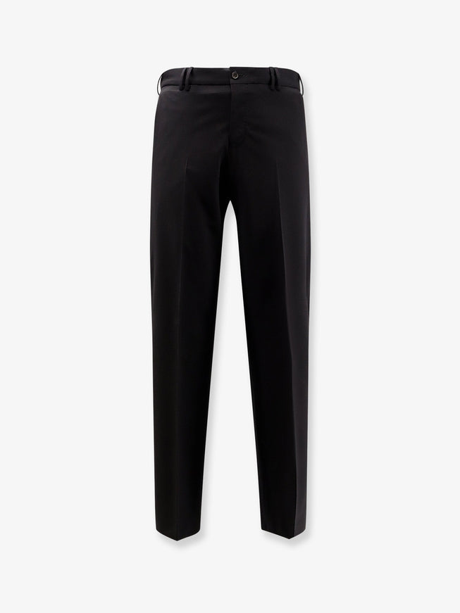 Pt Torino Michael Reworked Stretch Wool Trousers Nero