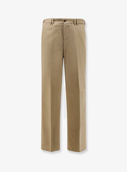 Pt Torino Michael Reworked Cotton Trousers Beig Freddo