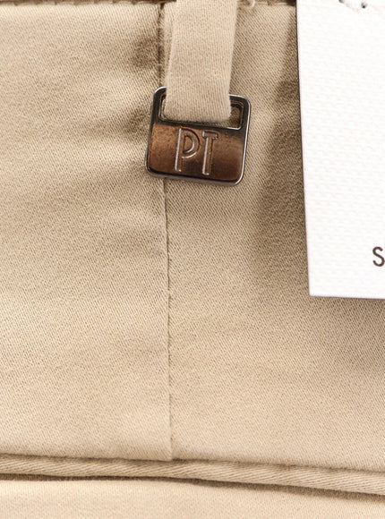 Pt Torino Style Stretch Cotton Master Fit Trousers